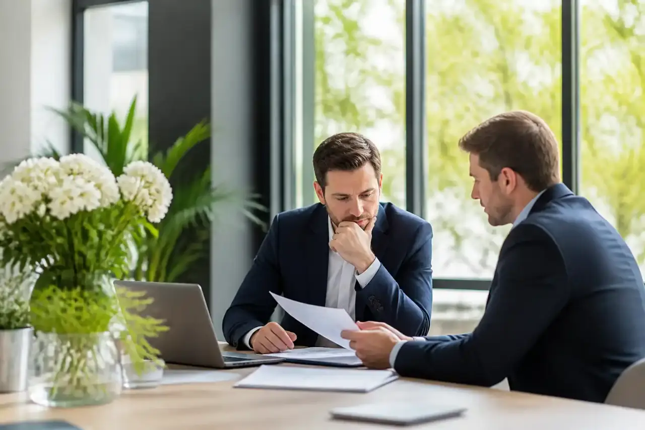 Interface abstraite de tableau de bord financier et données d'entreprise