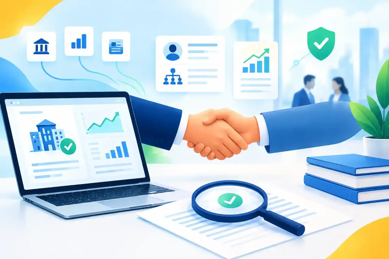 Analyse de la solvabilité d'un partenaire commercial B2B