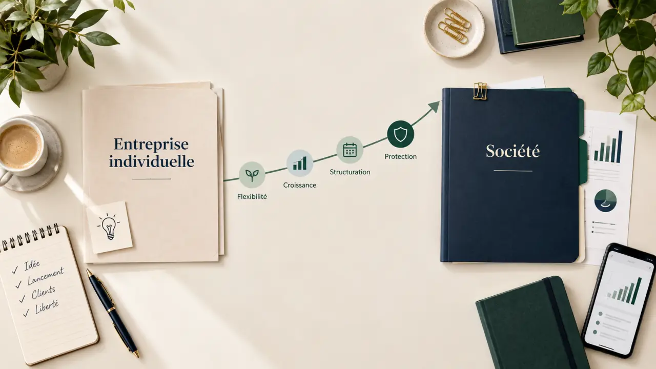 Entreprise en nom propre ou société : choisir la simplicité sans bloquer son évolution