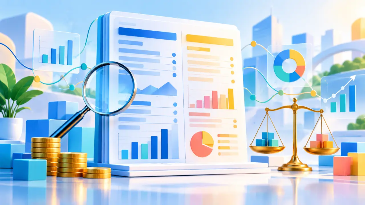 Tableau de bord présentant les principaux indicateurs financiers d'une entreprise