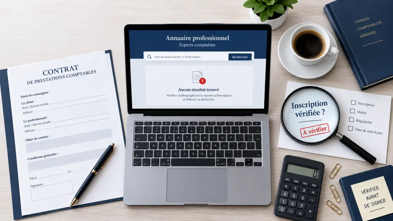 Annuaire des experts-comptables : l’absence qui doit vous faire vérifier avant de signer