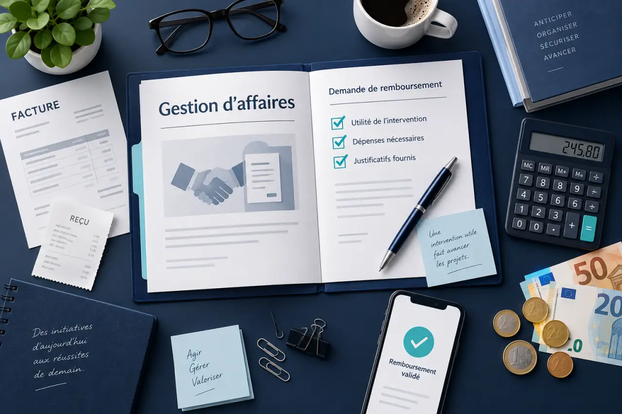 Gestion d’affaires : les conditions du remboursement d’une intervention utile